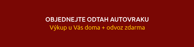 Objednejte odtah autovraku